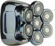 Shenb Rotary trimmer for baldness, 5 heads, 5 attachments, 2-hour Type-C charging, guide combs, LED display, base, carrying case, SH2223 - Silver product image 2