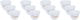 Arcopal Al Saif Gallery Arabic coffee cups set, Korean, spike pattern, 12 pieces - white product image 2