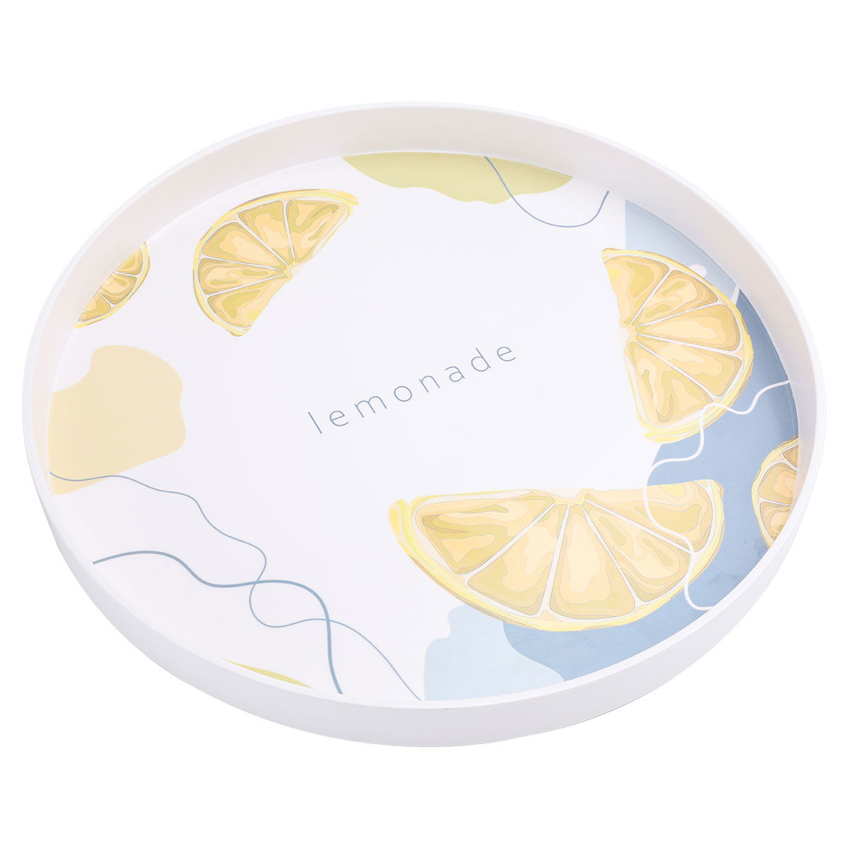 صينية بلاستيك السيف غاليري، دائري- أبيض product image 2