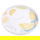 صينية بلاستيك السيف غاليري، دائري- أبيض product image 2