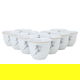 طقم فناجين قهوة بورسلان السيف غاليري، 12 قطعة - ابيض product image 1