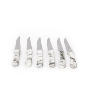 طقم سكاكين استيل السيف غاليري، 6 قطع - أبيض product image 2