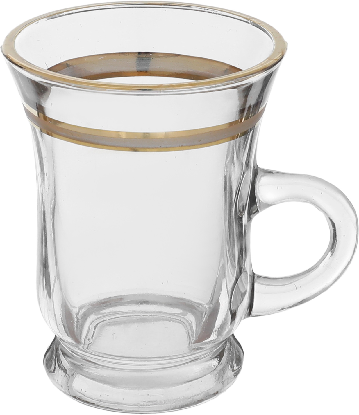 طقم بيالات ديما زجاج السيف غاليري، 200 مل، 6 قطع - شفاف product image 2