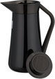 Al-Saif Gallery Al-Huda Stainless Steel Thermos, 0.7 Liter, Dark Wooden Handle, Self-Service, Push-Button - Glossy Black product image 5