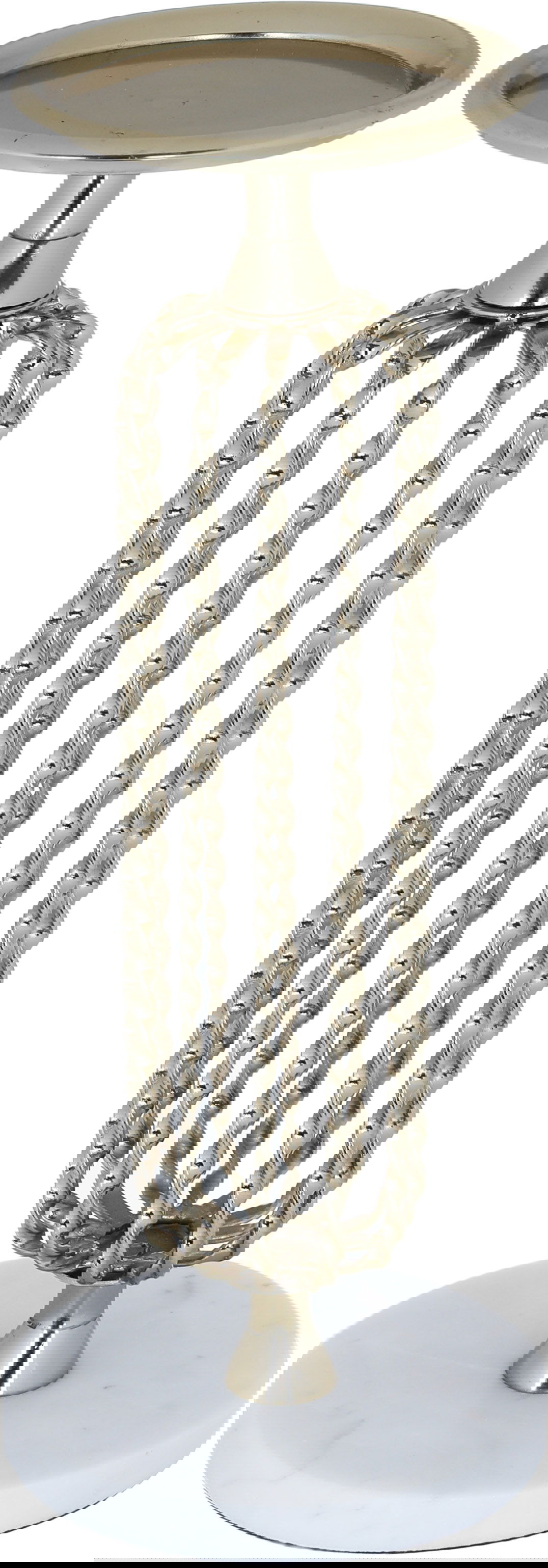 حامل شموع استيل السيف غاليري، صغير، دائري، قاعدة - ذهبي product image