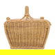 Al Saif Gallery Serving Basket With Wicker Lid, 38 X 30 X 37 Cm - Beige product image 1