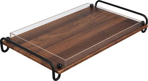 طوفرية خشب السيف غاليري، 39x21x6 سم - خشبي اسود product image 2