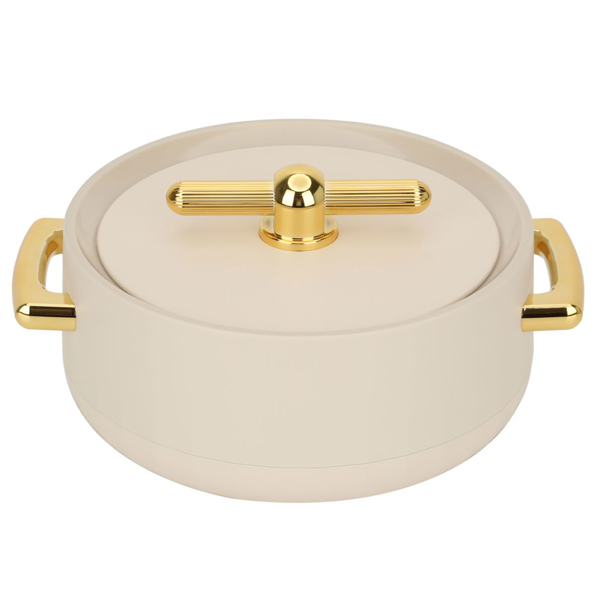 Steel Al Saif Gallery food container, 150 ml, gold-beige handle product image