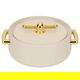 حافظة طعام أستيل السيف غاليري، 150مل، يد ذهبي - بيج product image 1