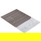 Al Saif Gallery Plastic Serving Tray, 38 x 19 x 2 cm, Rectangle - White Brown product image 1