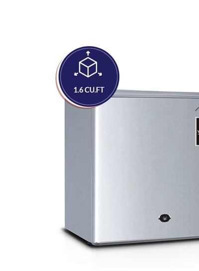 ثلاجة ميني بار ديفروست ارو، 46 لنر، 1.6 قدم، RO1-69L - فضي product image 5