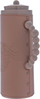 Al Saif Gallery Royal 7T thermos, 1 liter, leather covered, horse engraving, glass inner case, plastic outer case - Cappuccino product image 3