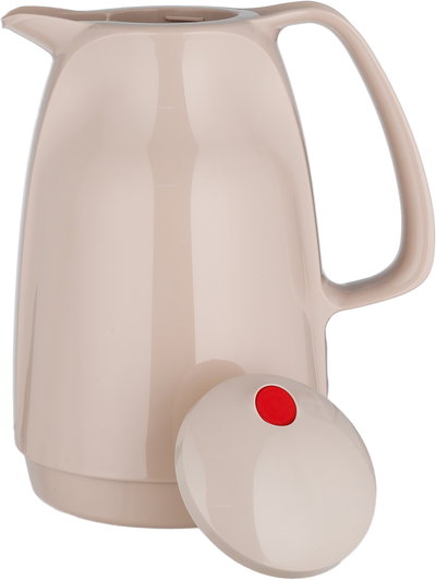 Rotpont 220 Thermos, 1 Liter, Glass Inner Container, Plastic Outer Body - Light Brown product image 5