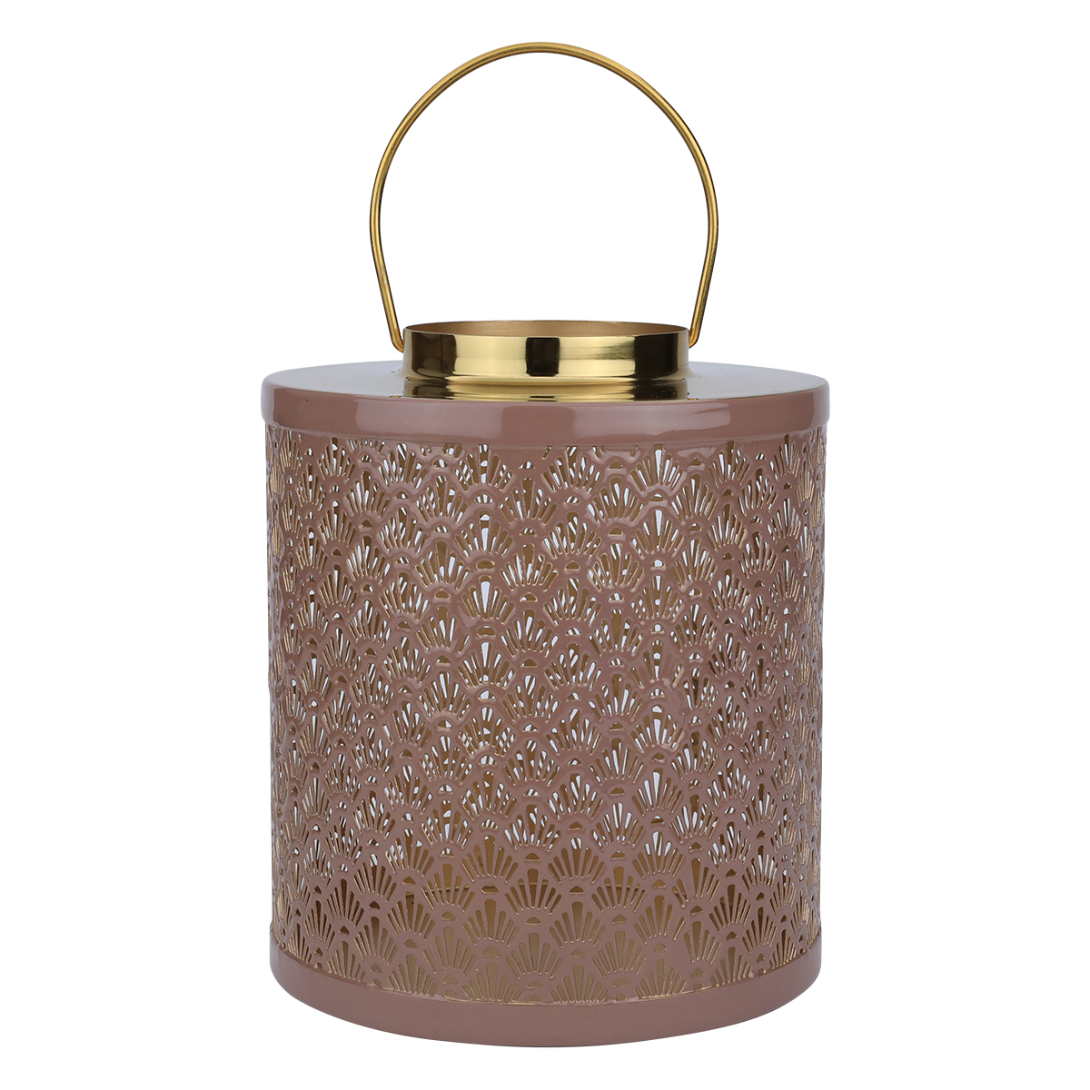 فانوس استيل العين الاندلسية، 20 × 20 × 22 سم - بني product image 4