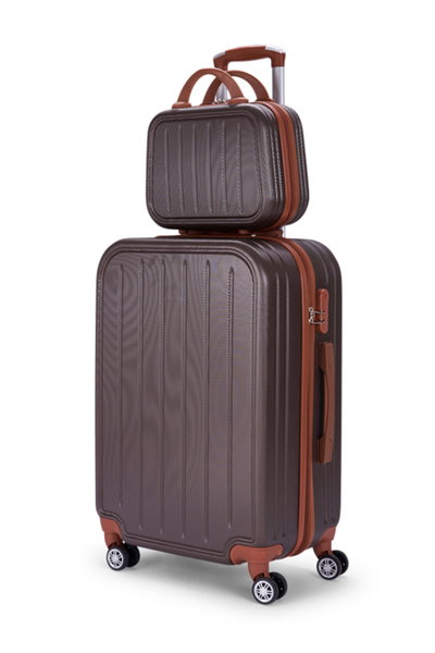 Limra ABS Luggage Set, 5 Sizes, 4 Wheels, 360 Degree Rotating, LMA-1207 - Brown product image 2