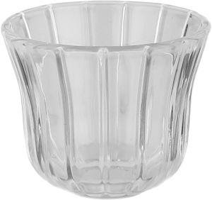 طقم فناجين قهوة زجاج البيت الذهبي، 6 قطع - شفاف product image 2