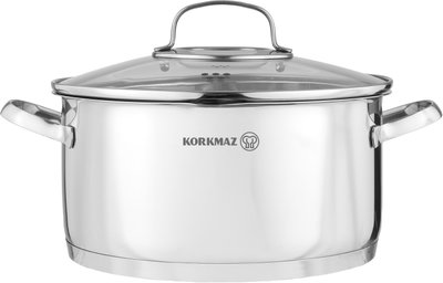 طقم قدور ستانلس ستيل استيما كوركماز، 8 قطع - فضي product image 5