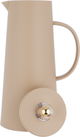 Al Saif Gallery Royal 8 thermos, 1 liter, thermal glass inner container, plastic outer shell - light brown product image 3
