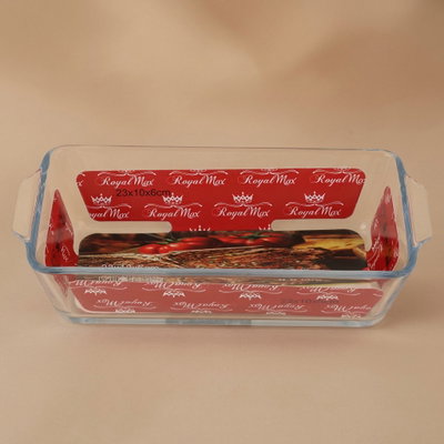 صينية فرن بايركس بيد السيف غاليري، 23×10×6 سم، مستطيل - شفاف product image 1