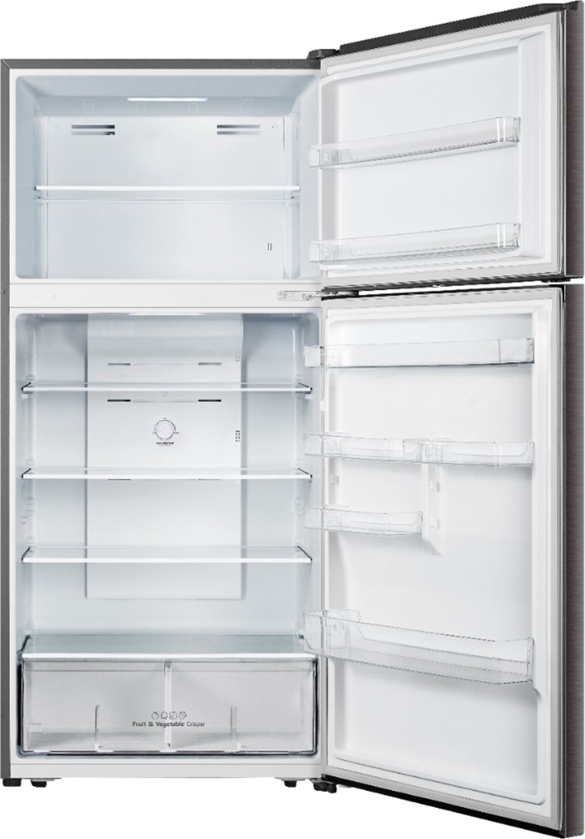 ثلاجة ديفروست إديسون، 504 لتر، 17.8 قدم، فريزر علوي، انفرتر - رمادي product image 2