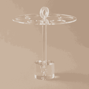 حامل أكواب أكريليك السيف غاليري، 22x22x22 سم، ستة مواضع - شفاف product image 2
