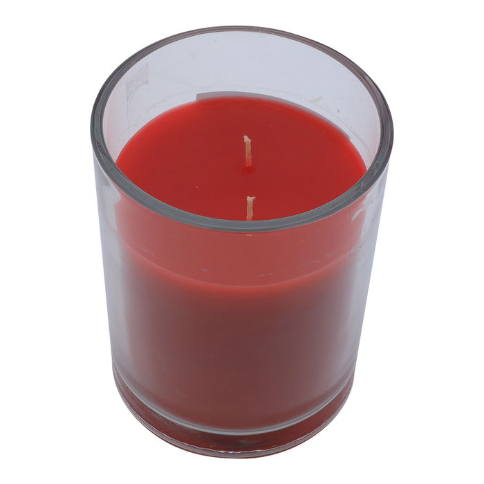 Al Saif Gallery Candle in plastic cup, raspberry scent - red product image 3