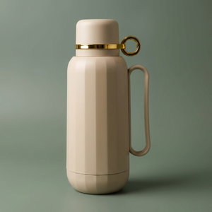 Timeless Rahal thermos, 1 liter, thermal glass inner container, plastic outer shell - light beige product image