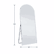 مراية ستاند زجاج، 180×80 سم، ستاند معدن - فضي product image 3