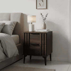 كومدينه خشب ام دي اف، 50×50×47.12 سم، 2 درج - بني product image