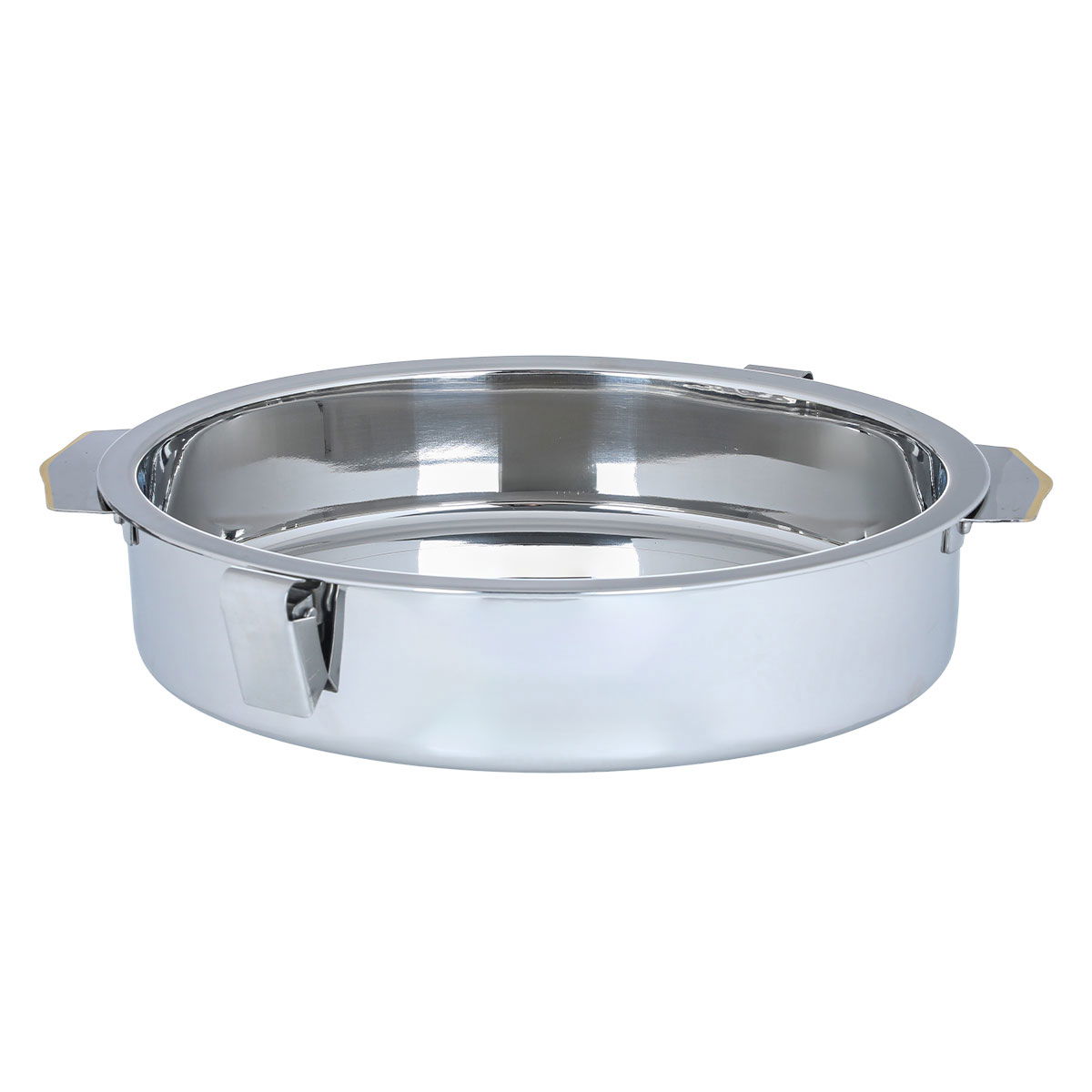 Steel Al Saif Gallery food container, 4 litres, 35 cm, oval, gilded - silver product image 2