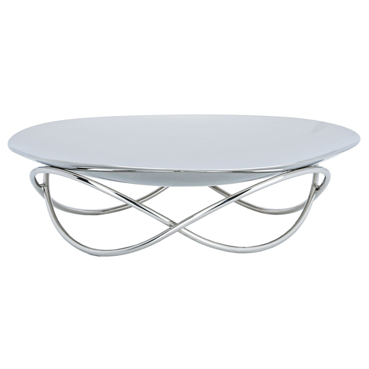 Al Saif Gallery porcelain serving stand, 30X10 cm, base - white product image 2