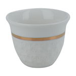 طقم فناجين قهوة عربي بورسلان السيف غاليري، 12 قطعة - ابيض product image 2