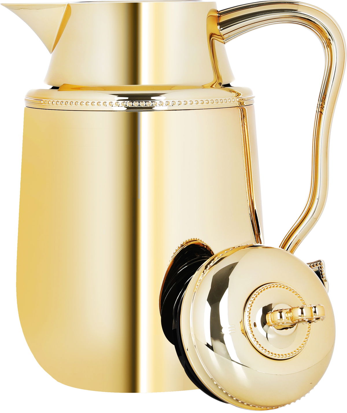 Al Saif Gallery Fatima Steel thermos Set, 1 - 0.7 L, 2 Pieces - Gold product image 9
