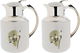 Al Saif Gallery Florya Pro thermos set, 1/0.5 liter, two pieces, thermal glass inner container, steel outer shell - white beige product image 5