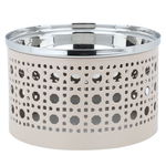 صحن تقديم استيل السيف غاليري، 7 × 12 × 12 سم، دائري - بيج product image 1