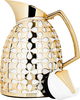 Al Saif Gallery Andalusia thermos set, 0.75/1 liter, glass inner container, plastic outer shell - white and gold product image 5