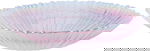 Alsaif Gallery Glass Dessert Serving Platter, 24.5x24.5x2.5 cm - Clear Brown product image 1