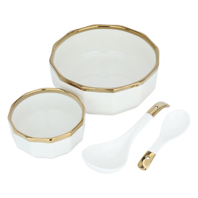طقم سفرة بورسلان السيف غاليري، 51 قطعة - ابيض product image 4