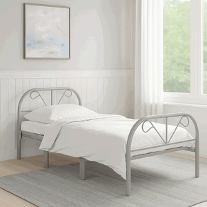 سرير حديد، 40×90×190 سم - رمادي product image 2