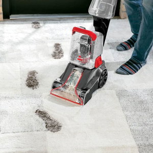 Bissell Turbo Clean Powerbrush Deep Carpet Cleaner, 2.36/1.72 L, 600 Watt - Black/Red product image 2