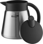 ترمس استيل ريسا، 600 مل، ضغاط - فضي اسود product image 4