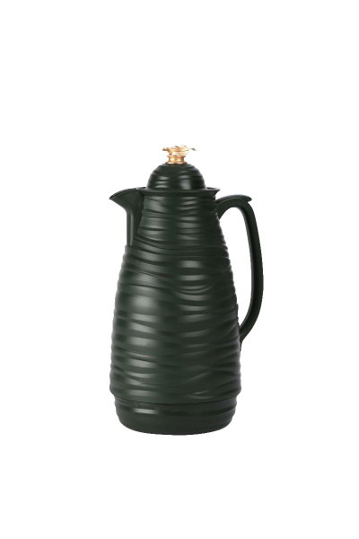 ترمس رويال 5 السيف غاليري، 1 لتر، حافظة داخلية زجاج حراري - أخضر غامق product image 1
