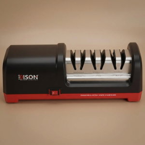 Edison Electric Knife Sharpener, 3 Levels, 18 Watt - Black product image