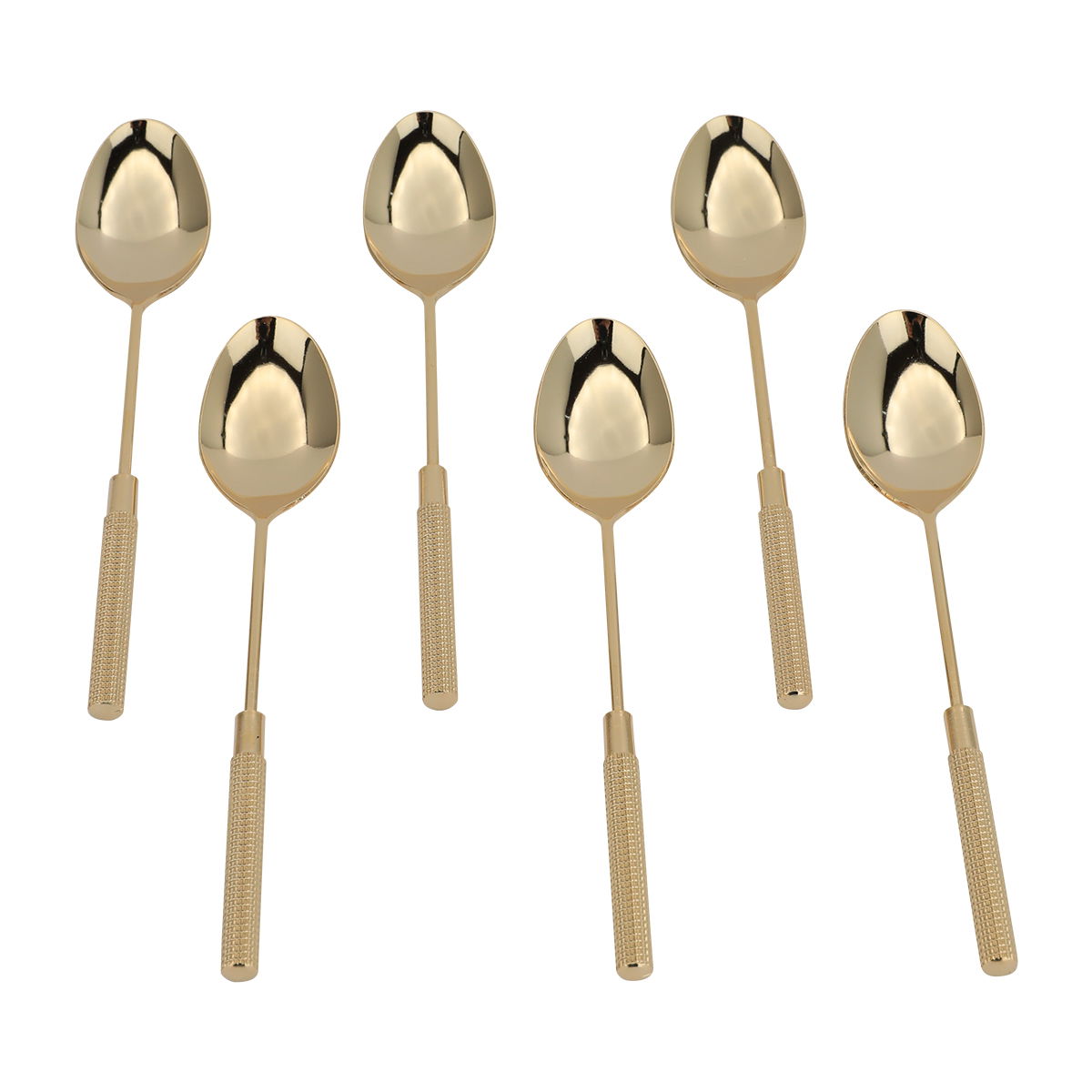 ملاعق شاي استيل السيف غاليري، 6 قطع - ذهبي product image 2