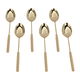 Al Saif Gallery Steel Tea Spoons, 6 Pieces - Gold product image 2