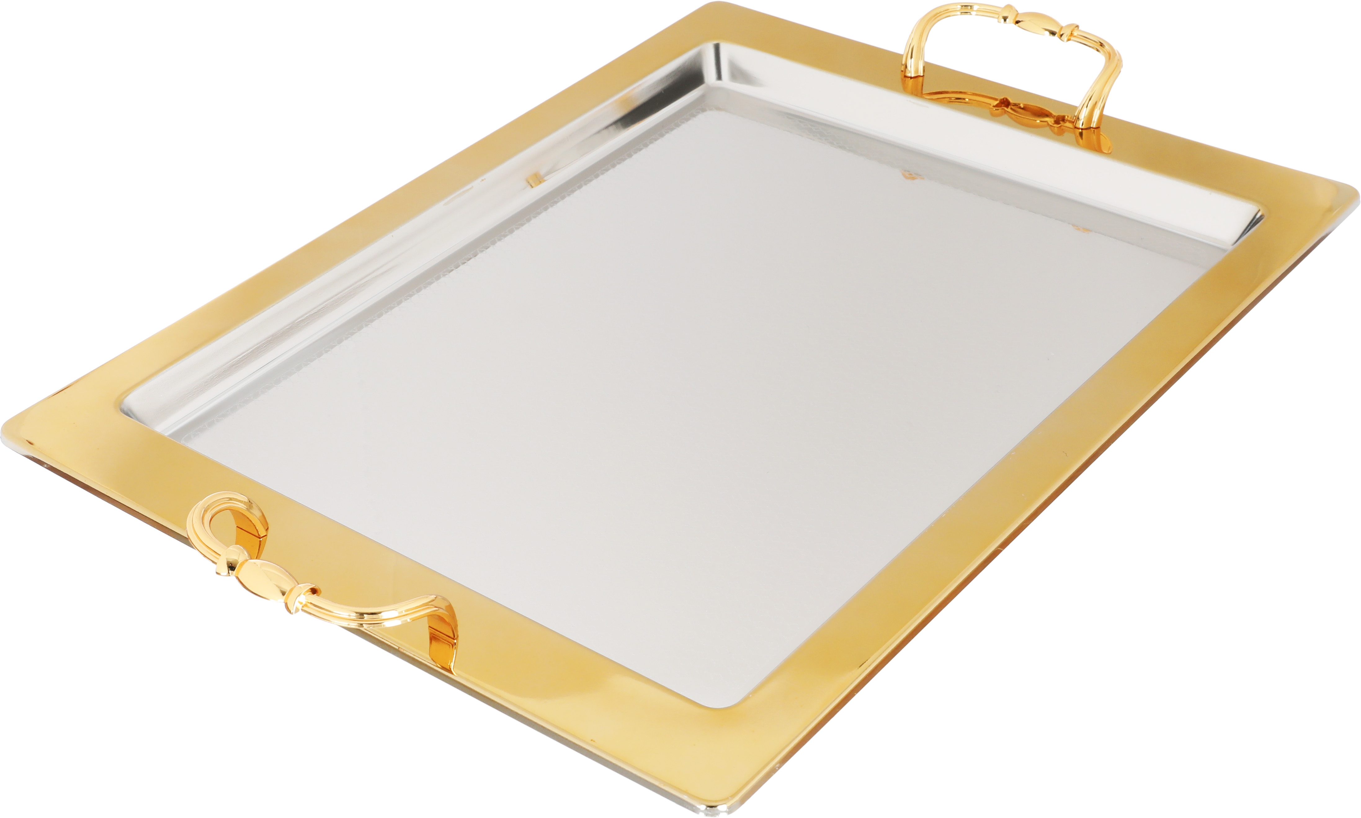 Safaa Steel Toferia Serving Set, 3 Pieces - Gold Silver product image 2