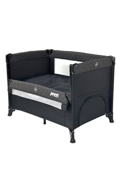 سرير اطفال فان مومنت، 100×70 سم، قابل الطي - اسود product image 3