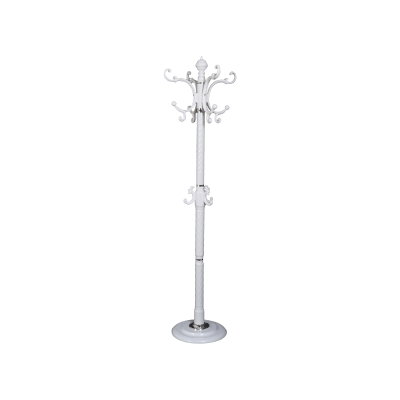 Metal Modern Clothes Hanger, 185 Cm High, Marble Base - White product image 2