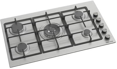 General Golden GGBH9605-EL010 Built-in Gas Tabletop Stove, 87×51 CM, 5 Burners - Silver product image 1