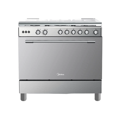 فرن غاز ميديا، 60×89.5×85 سم، 5 شعلة، 115 لتر، 36LMG5G022 - فضي product image 3